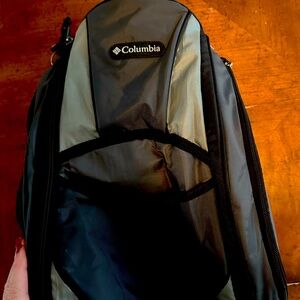 Columbia Backpack/Diaper Bag.  Grey/Navy/Blue